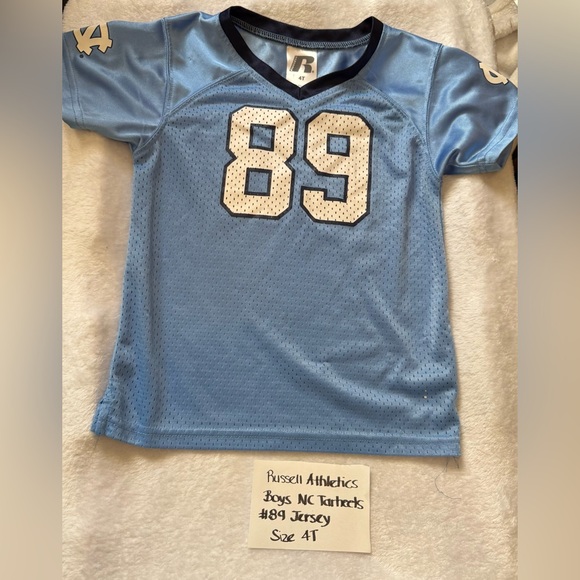 Russell Athletic Kids Light Blue Mesh Jersey - Picture 1 of 7